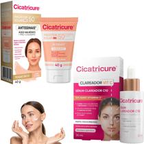 Kit Cicatricure Protetor Solar FPS50 Antissinais Antimarcas