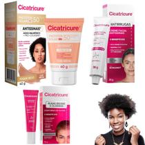 Kit Cicatricure Protetor Solar FPS50 Facial Antissinais Contorno dos Olhos Rugas Bolsas Olheiras Kit Cicatricure Protetor Solar FPS50 Facial Antissinais Contorno dos Olhos Rugas Bolsas Olheiras