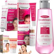 Kit Cicatricure Protetor Solar Porcelana Sérum Facial Água Kit Cicatricure Protetor Solar Porcelana Sérum Facial Água