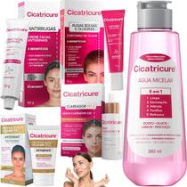 Kit Cicatricure Sérum Gel Creme Diurno Facial Antissinais