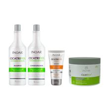 Kit Cicatrifios Duo 2x1000ml, Mascara 500g & Vit C 50g Inoar