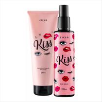 Kit Ciclo Kiss Body Splash e Loção Hidratante