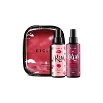 Kit Ciclo Kiss Body Splash + Kiss You More 100Ml + Estojo