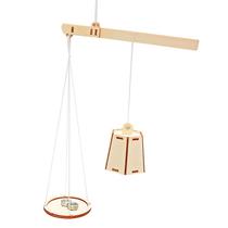 Kit científico Balance Scale DIY de madeira para crianças 20x78x45cm Kit científico Balance Scale DIY de madeira para crianças 20x78x45cm