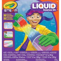 Kit científico Crayola Liquid Water Experiments para crianças com mais de 8 anos