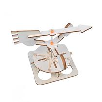 Kit científico DIY Wooden Weather Vane STEM para crianças de 8 a 14 anos