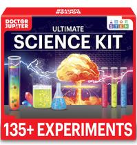 Kit científico Doctor Jupiter para crianças de 8 a 14 anos com mais de 135 experimentos Kit científico Doctor Jupiter para crianças de 8 a 14 anos com mais de 135 experimentos