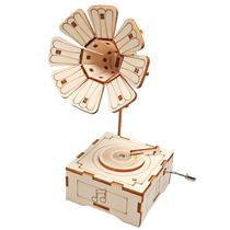 Kit científico: gramofone de madeira para crianças DIY STEM Science E Kit científico: gramofone de madeira para crianças DIY STEM Science E