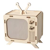 Kit científico Mini projetor de TV de madeira Faça você mesmo STEM Experimentos