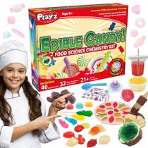 Kit científico para fabricação de doces Playz Edible para crianças de 8 a 12 anos