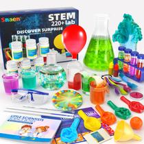 Kit científico SNAEN 120+ de experimentos de laboratório para crianças de 3 a 12 anos Kit científico SNAEN 120+ de experimentos de laboratório para crianças de 3 a 12 anos