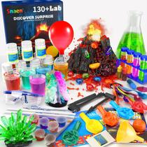 Kit Científico SNAEN - 130+ Experimentos de Química e Cristalização (6+)