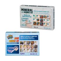 Kit científico Toysmith STEM Rock & Mineral com 30 espécimes