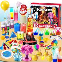 Kit científico UNGLINGA 210 Experiments para crianças com conjunto de química