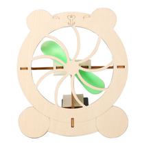 Kit científico: ventilador de urso de madeira para crianças DIY STEM Science Exp
