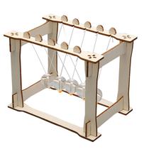 Kit científico Wooden Newton's Cradle para crianças DIY STEM Educa Kit científico Wooden Newton's Cradle para crianças DIY STEM Educa