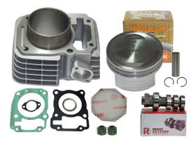 Kit Cilindro 190cc Fan Bros Cg 150 Pistão Kmp Comando 296