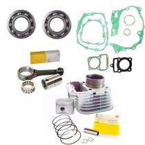 Kit Cilindro Biela Juntas Motor Cg Fan Titan 125 99 00 01 - Metal Leve