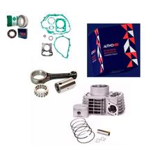 Kit Cilindro Biela Juntas Motor Fan Titan 125 2009 Em Diante