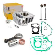 Kit Cilindro Biela Válvulas Honda TITAN 150 FAN 150 ATE 2013 Kit Cilindro Biela Válvulas Honda TITAN 150 FAN 150 ATE 2013