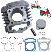 Kit Cilindro Camisa Motor Honda Pop 110 Biz 110 Com Junta