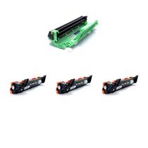 Kit Cilindro Compatível Dr1060 + 3 Toner Tn1060 1602 Hl1212W