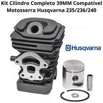 Kit Cilindro Completo Compatível Motosserra Husqvarna 235/236/240