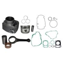Kit Cilindro Completo+Kit Biela Honda CG 160 0.2 2V Titan 2015 A 2022 Mahle Metal Leve