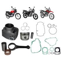 Kit Cilindro Completo+Kit Biela Mahle Honda NXR 160 Bros ESD 2014 A 2022