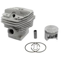 Kit Cilindro Completo Para Motosserra Stihl 650 Ms650 Com Pistão Anéis