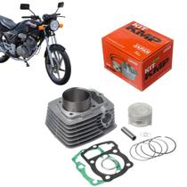 Kit Cilindro Completo Pistão Anéis e Junta Kit A KMP Honda Cbx 200 Strada Xr 200r