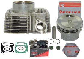 Kit Cilindro Força 190cc 64mm Comando Cg Fan Bros Titan 150