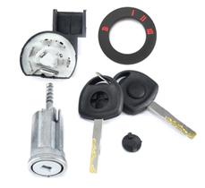 Kit Cilindro Ignição Chave com Alojamento para Chip e Comutador Elétrico Vectra 1997 A 2005