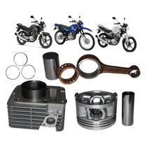 Kit Cilindro+Kit Biela Com Rolamento Yamaha YBR 125 ED 0.1 L 2V 2009 A 2015 Mahle Kit Cilindro+Kit Biela Com Rolamento Yamaha YBR 125 ED 0.1 L 2V 2009 A 2015 Mahle