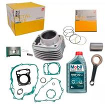 Kit Cilindro motor Biela Junta Cg Titan Fan Bros 160 oleo