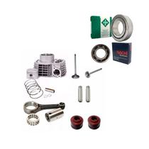 Kit Cilindro Motor Biela Rolamentos Virabr Cg Fan125 2009ed