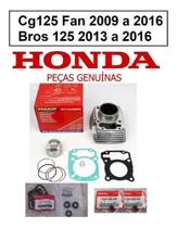 Kit Cilindro Motor Cg 125 Fan 09-12 Original Hamp Completo