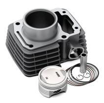 Kit Cilindro Motor CG 150 2004 á 2014 e Bros 150 2006 á 2014 com pistão e anéis WGK Kit Cilindro Motor CG 150 2004 á 2014 e Bros 150 2006 á 2014 com pistão e anéis WGK