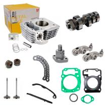 Kit Cilindro Motor honda Titan Fan 150 Balancim Comando Kit Cilindro Motor honda Titan Fan 150 Balancim Comando