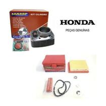 Kit Cilindro Motor + Kit Revisão Bros 150 2008 2009 Hamp Kit Cilindro Motor + Kit Revisão Bros 150 2008 2009 Hamp