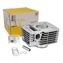 Kit Cilindro Motor Pistão Anel Metal Leve YBR Factor 125 E / ED / K 2008 a 2016