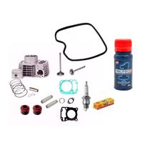 kit Cilindro Motor Valvula Vela militec Titan Fan 150 Bros