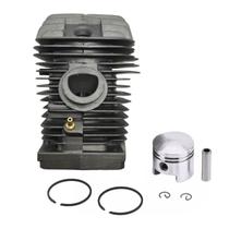 Kit Cilindro Pistão Anéis Motosserra St 025 250 Nikasil