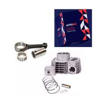 Kit cilindro pistao e aneis e biela titan 150 fan 150 bros Kit cilindro pistao e aneis e biela titan 150 fan 150 bros