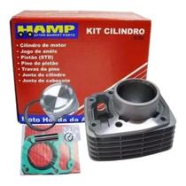 Kit cilindro pistao e aneis titan 150 fan 150 ate 2013 honda