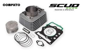 Kit cilindro pistao e anel titan 150 todas/bros 150 2006 ed - SCUD