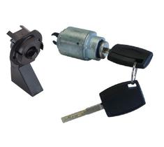 Kit Cilindro + Suporte Fechadura Capô Compatível com Ford Focus 2009 A 2013