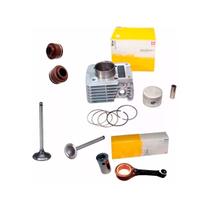 Kit Cilindro Ybr Xtz 125 Factor 125 Juntas Válvulas biela