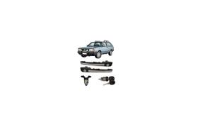 Kit cilindros maçaneta chave porta malas parati g1 cromado