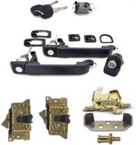 Kit cilindros maçanetas fechaduras da porta gol 2 portas g2